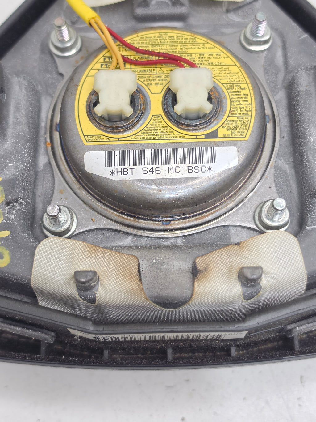 2005 Acura TSX Driver Steering Wheel Airbag Module OEM
